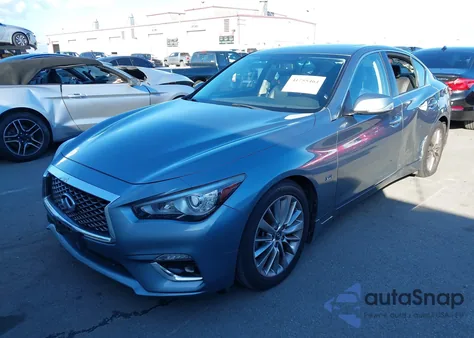 2019 Infiniti Q50 Luxe z USA, uszkodzony, nr VIN JN1EV7AP5KM515439